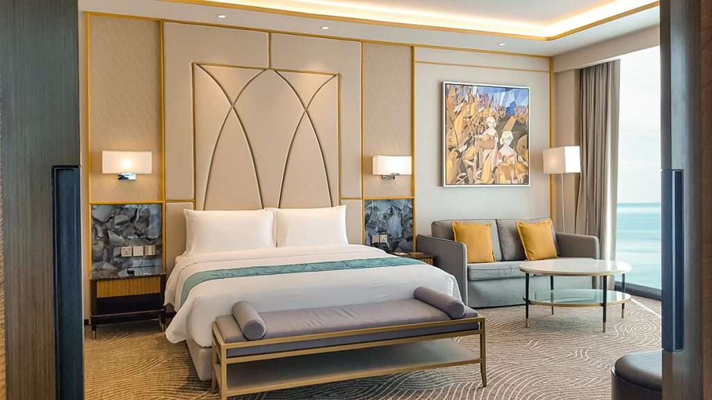 Luxurious Bedding and Upgraded Furnishings