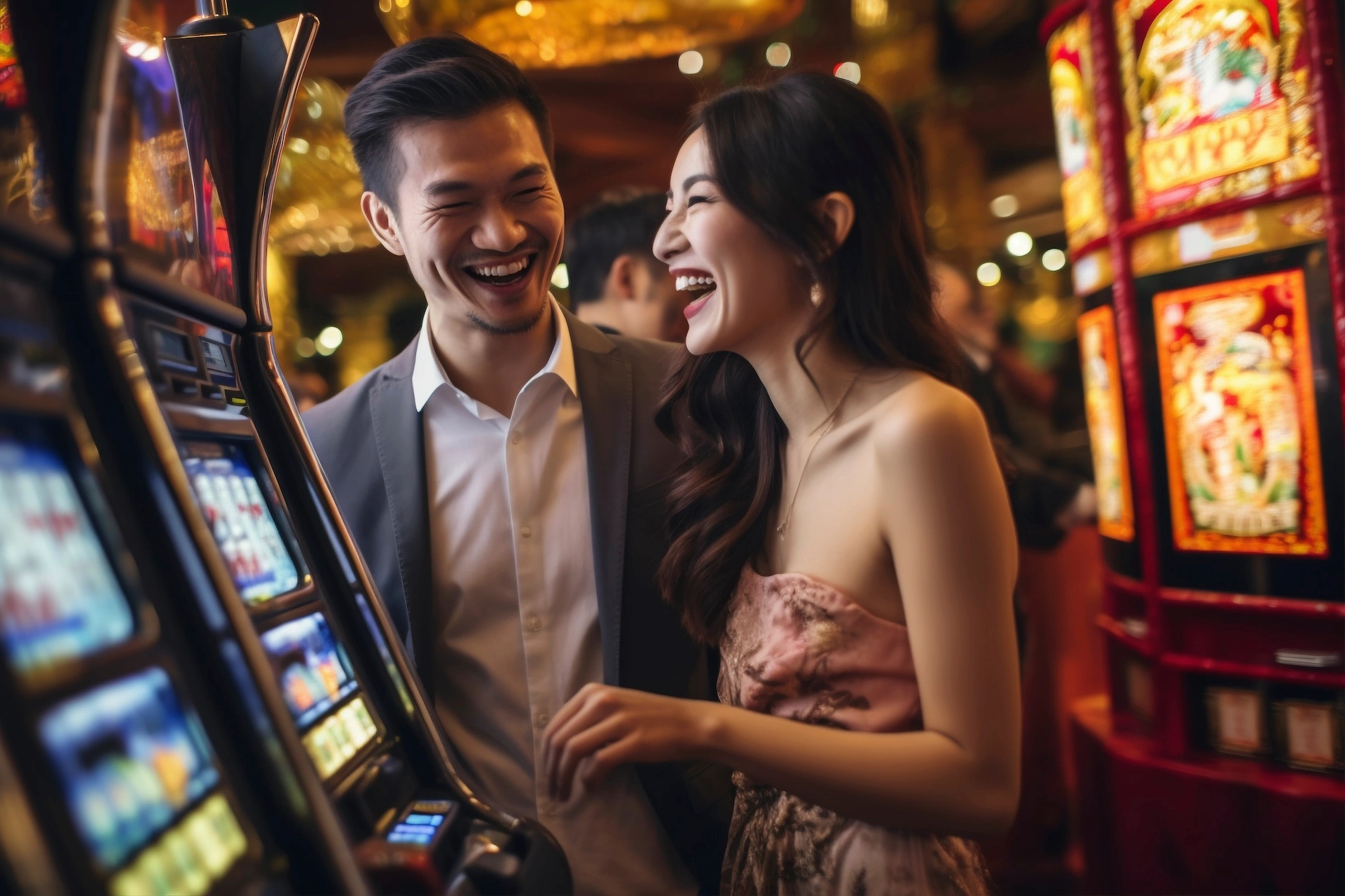 people playing at a casino
