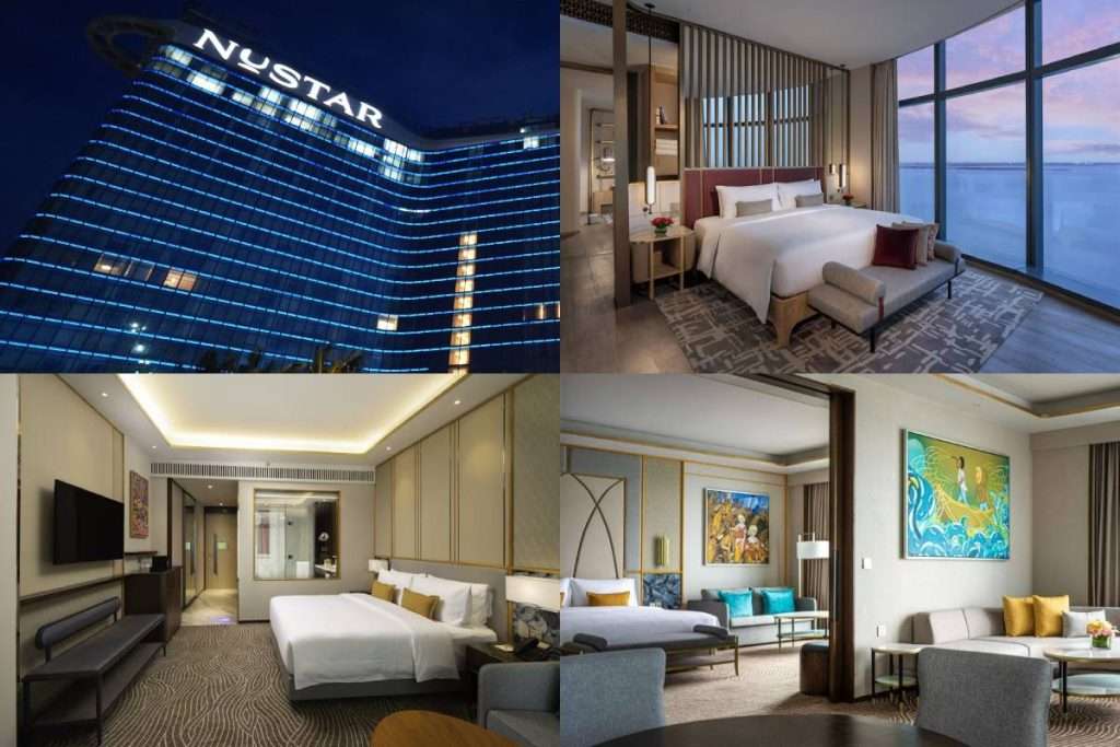 NUSTAR Hotel and Fili Hotel rooms