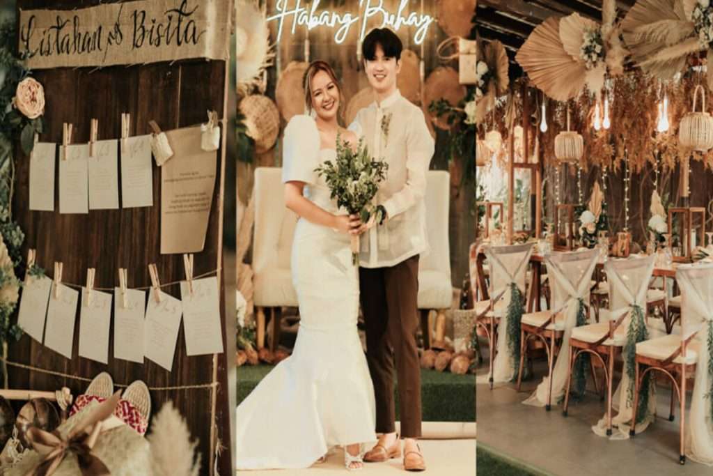 Wedding with a Filipiniana theme